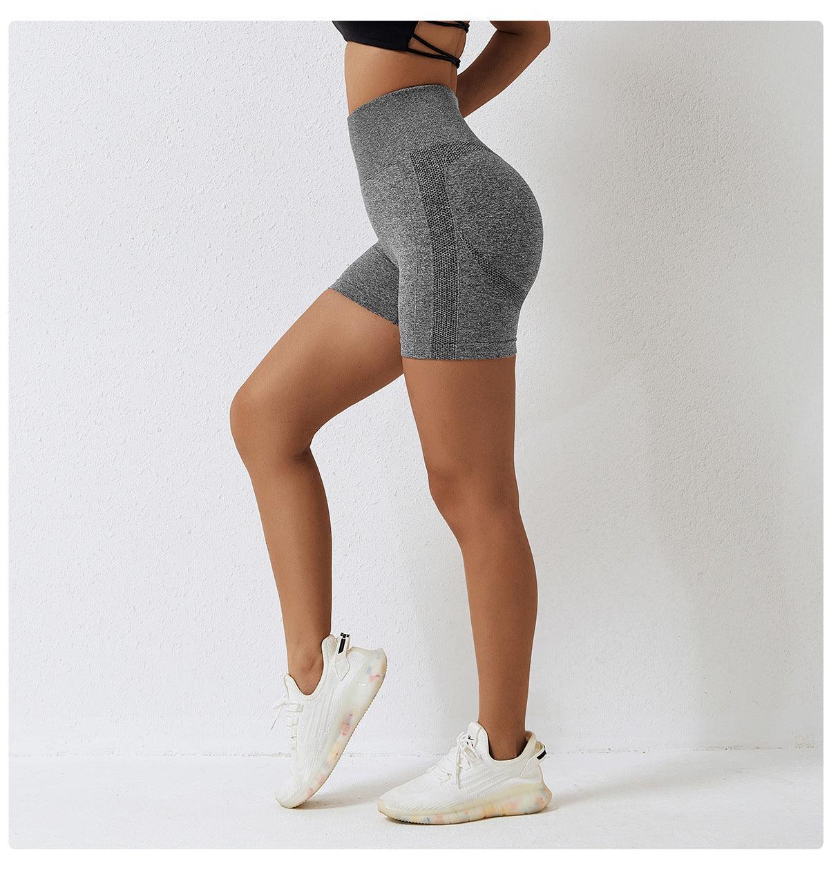 Country Girl High-Waisted Fitness Shorts | Butt Lifting & Ribbed Activewear for Yoga & Running Country in My Heart