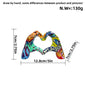 Internet celebrity graffiti, love gesture ornaments, home living rooms, offices, desktop exhibition halls, resin handicrafts, decorative products