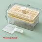 Press Type Ice Cube Ice Box Refrigerator Ice Cube Artifact Silicone Mold With Cover Household Sealed Food Grade Ice Maker