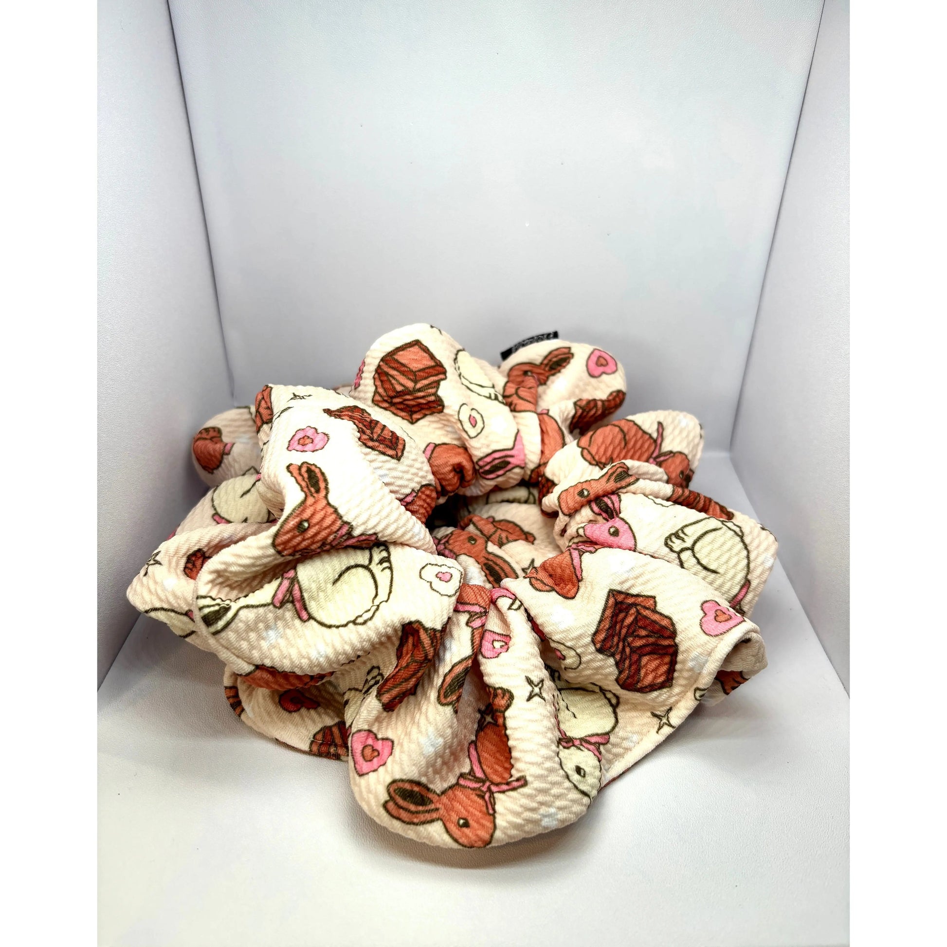 Chocolate Bunny Easter Bullet Scrunchie Enchanted Scrunch