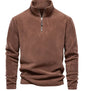 Men's Fleece Stand-Collar Zipper Sweatshirt