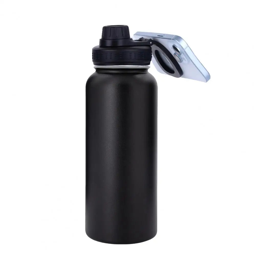 Insulated Water Bottle with Phone Mount ViralGalleria.com