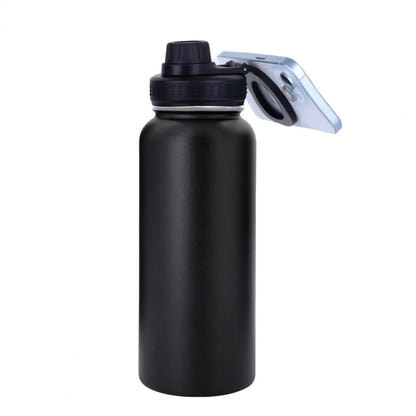 Insulated Water Bottle with Phone Mount ViralGalleria.com