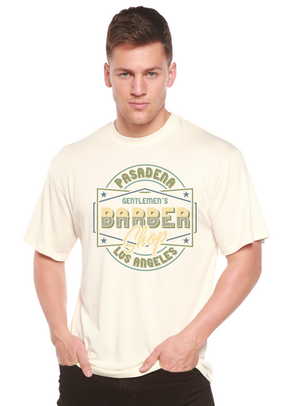 Gentlement's Barber Shop Men's Bamboo Viscose/Organic Cotton Short Sleeve Graphic T-Shirt Spun Bamboo