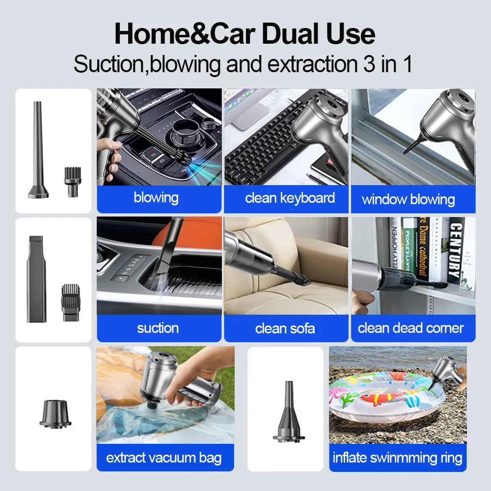 Car Vacuum Cleaner & Blower ViralGalleria.com