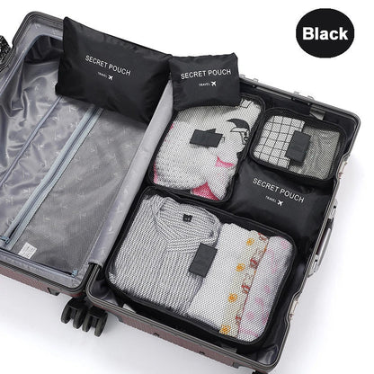 6 Pcs Travel Clothes Storage Bags ViralGalleria.com