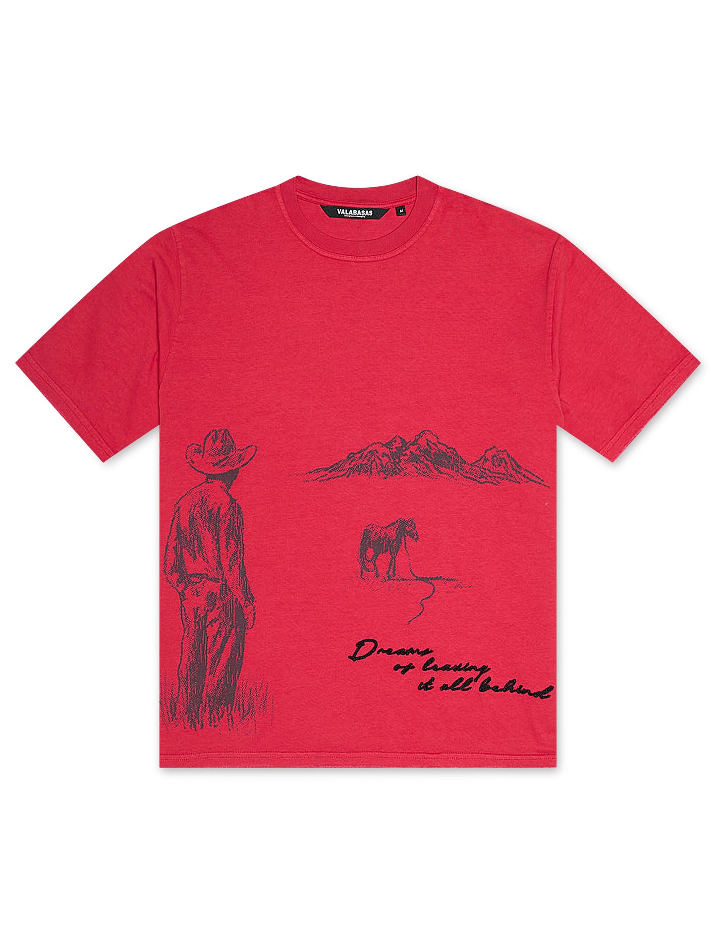 Valabasas Valley Visions Tee - Red Denim Exchange
