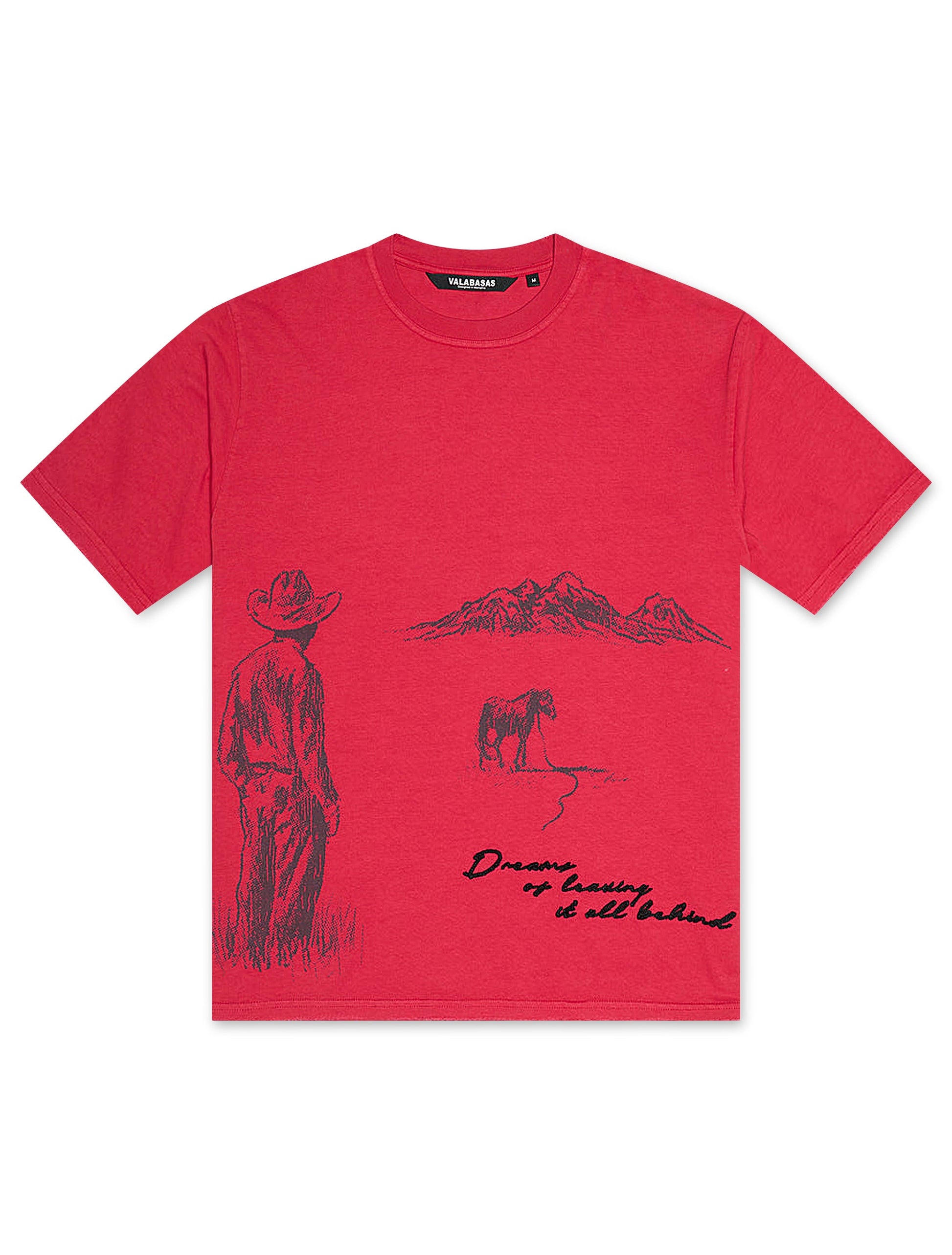 Valabasas Valley Visions Tee - Red Denim Exchange