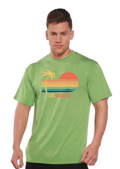 Los Angeles Unisex Bamboo Viscose/Organic Cotton Short Sleeve Graphic T-Shirt Spun Bamboo