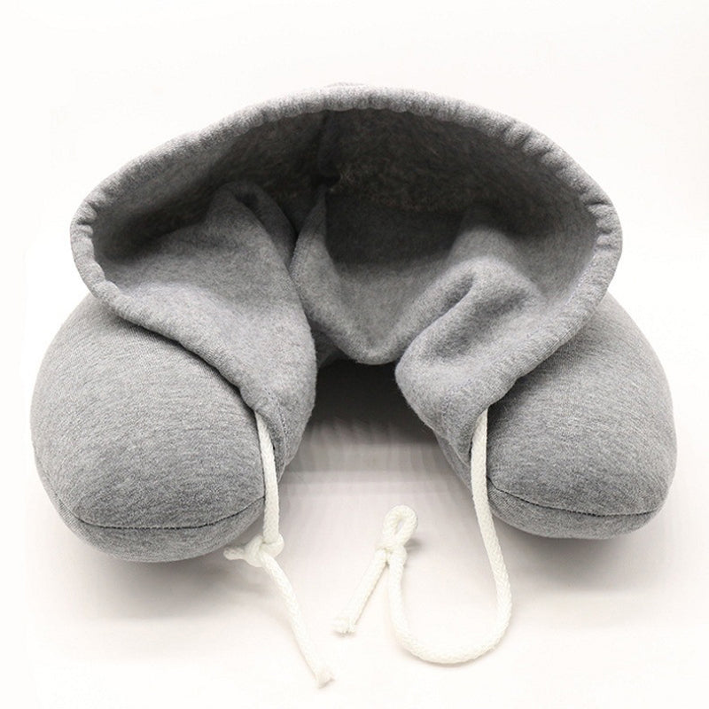 Hooded Travel Neck Pillow ViralGalleria.com