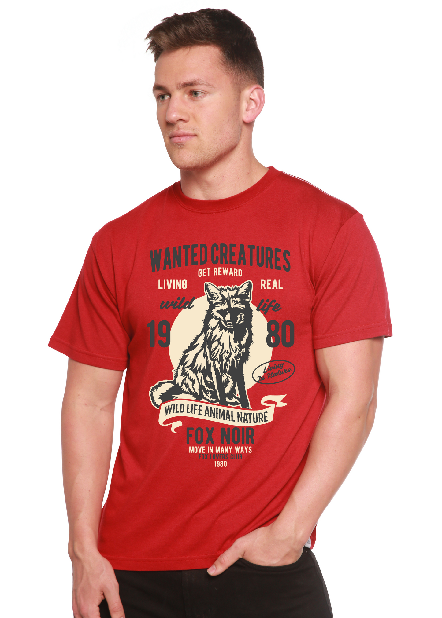 Wanted Creature Spun Bamboo® Men's Bamboo Viscose/Organic Cotton Short Sleeve Graphic T-Shirt Spun Bamboo