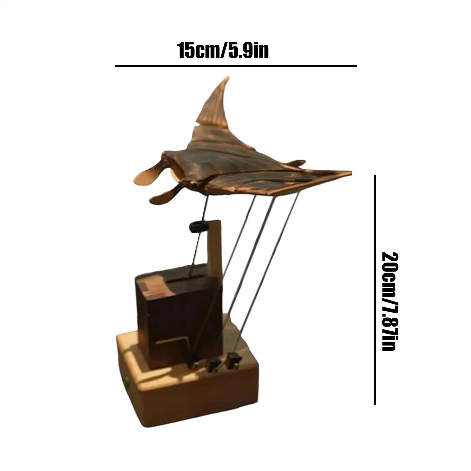 Handmade Wooden Manta Ray ViralGalleria.com