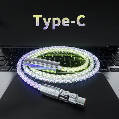 120W RGB Fast Charging Cable ViralGalleria.com
