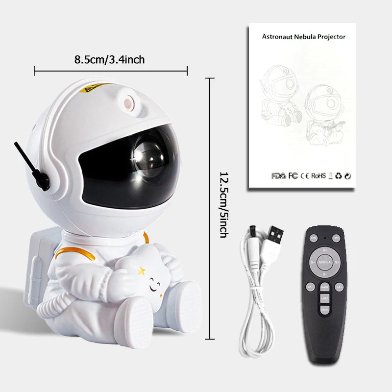 Star Projector Sitting Astronaut Galaxy Night Light ViralGalleria.com