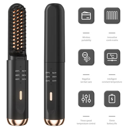Cordless Beard Straightener for Men ViralGalleria.com