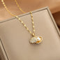 Korean Openable Shell Pearl Necklace ViralGalleria.com