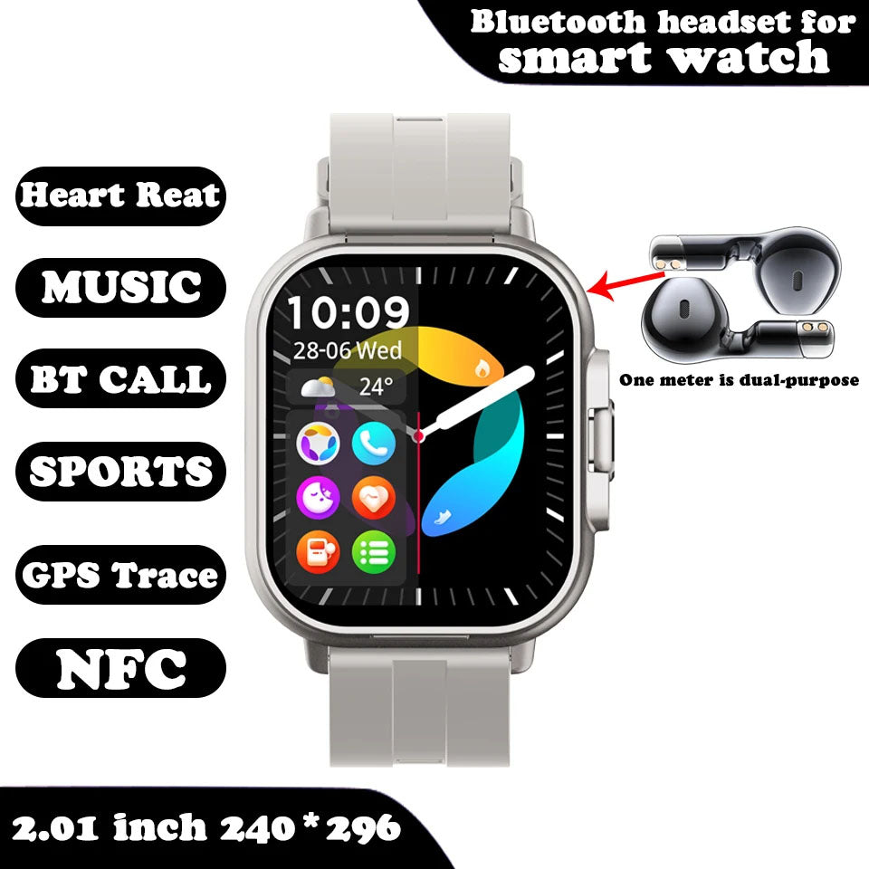 Smartwatch with Earbuds ViralGalleria.com