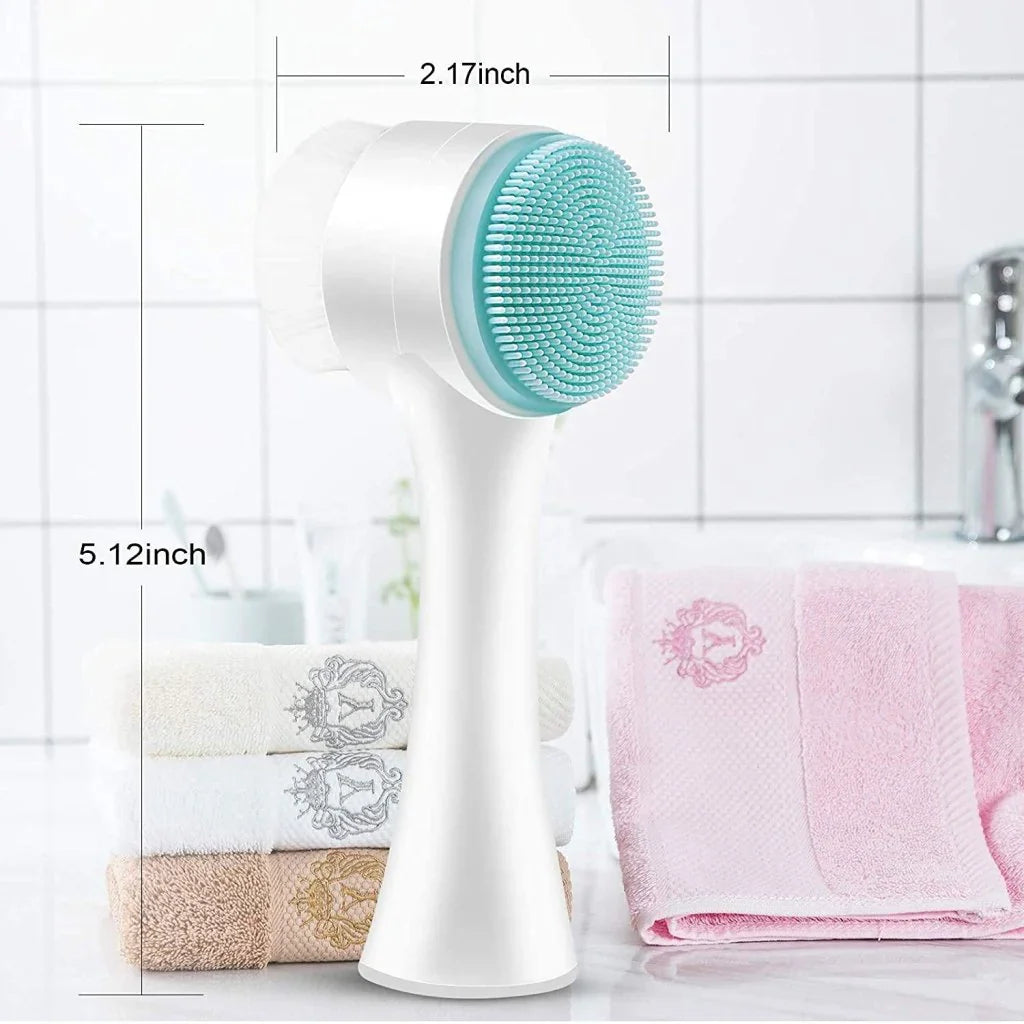 2-in-1 Double-Sided Silicone Face Brush ViralGalleria.com