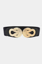 Twisted Trends Alloy Buckle Wide Belt – Stylish Adjustable Fit See size chart under “more details” The Fashion Celestial