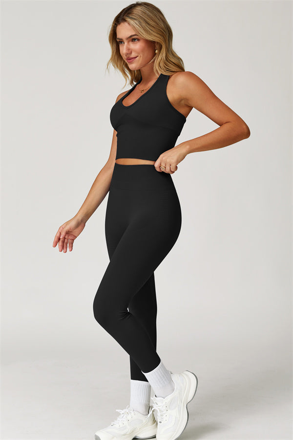 The Delight Jacket Sports Bra Leggings 3-Piece Set Fitglutes Activewear Gymwear Sportswear & Workout Clothes
