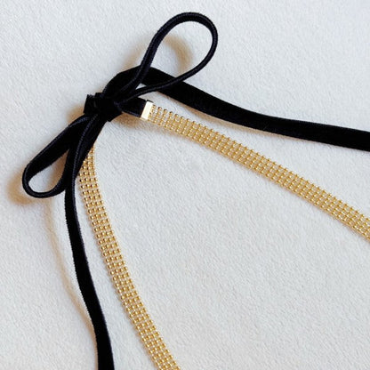 Ties On The Back Golden Choker Necklace Shop Style & More | Fresh Looks, Everyday Deals & Free Shipping
