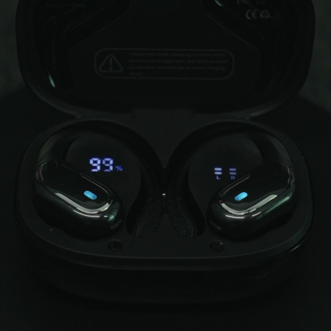 LIFEBEE New Wireless Earbuds for Running Sports, Wireless Earphones with Earhooks Pure Bass Sound, Over Ear Headphones ENC Noise Cancelling with Dual-LED Display, Earphones Built-in Microphone NovaCart