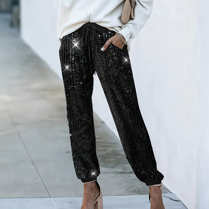 Women's High-Waist Straight-Leg Trousers – Full Length Casual Pants FitiqueFit