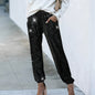 Women's High-Waist Straight-Leg Trousers – Full Length Casual Pants FitiqueFit