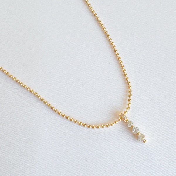 Three Sparkles In A Row Necklace Shop Style & More | Fresh Looks, Everyday Deals & Free Shipping