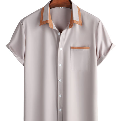 New Lightweight Casual Short-Sleeve Shirt for Men for Spring And Summer. NovaCart