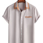 New Lightweight Casual Short-Sleeve Shirt for Men for Spring And Summer. NovaCart