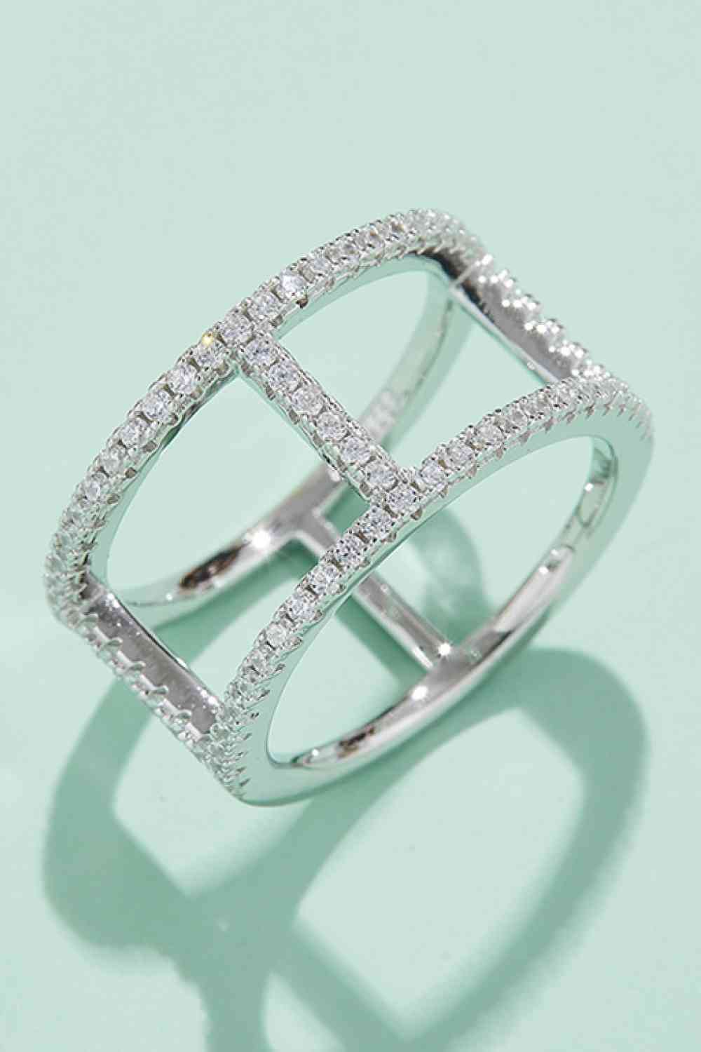 Always Get Better Moissanite Ring – Modern Minimalist Design See size chart under “more details” The Fashion Celestial