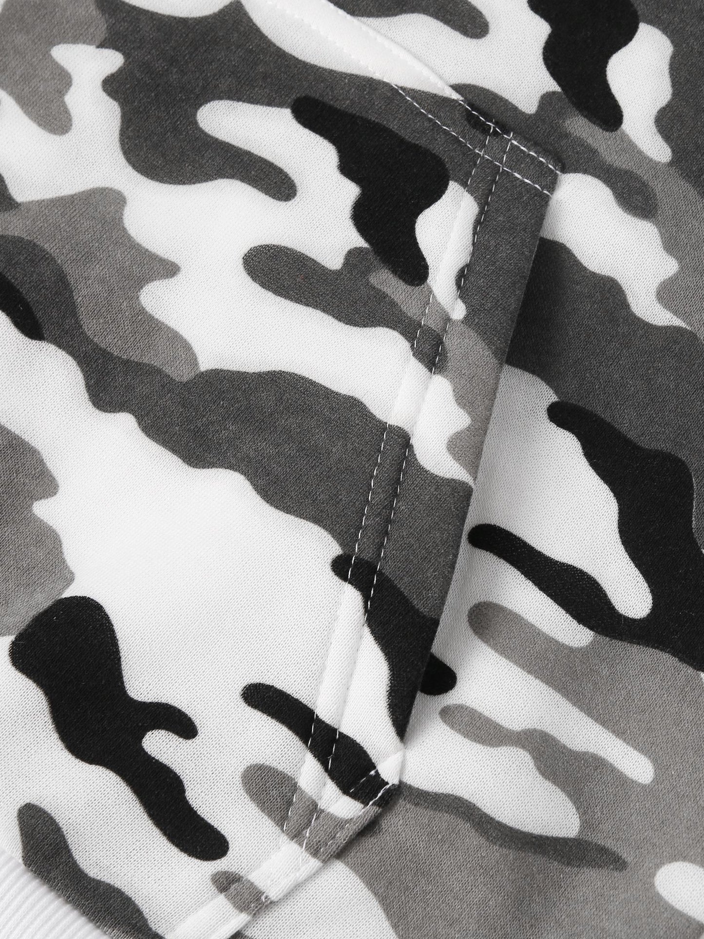 Men's Camouflage Loose Pullover Hooded Fleece Sweatshirt for Autumn And Winter, Hooded, Fleece NovaCart