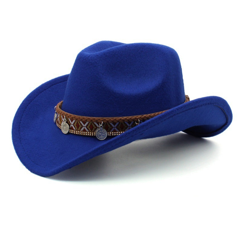 Western Charm Woolen Cowgirl Hat Country in My Heart