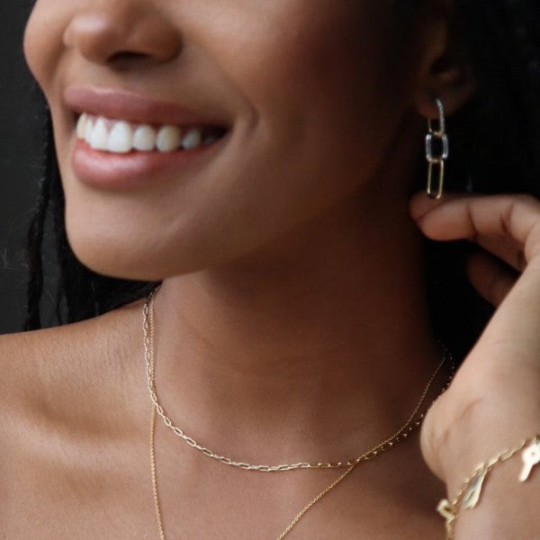 Olivia Oval Chain Necklace Shop Style & More | Fresh Looks, Everyday Deals & Free Shipping