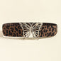 Butterfly Alloy Buckle Elastic Belt See size chart under “more details” The Fashion Celestial