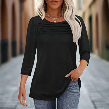 Women's 3-Pack 3 4 Sleeve Tunic Tops FitiqueFit