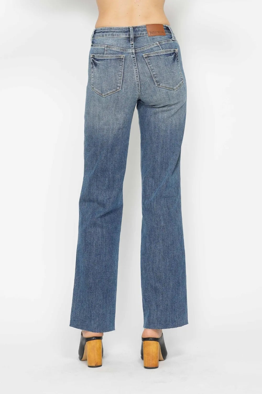 Judy Blue Full Size Tummy Control Straight Jeans New Era Fashion LLc