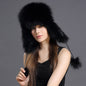 Women’s Korean Fox Fur Lei Feng Hat – Warm Winter Ear Protection Hat FitiqueFit
