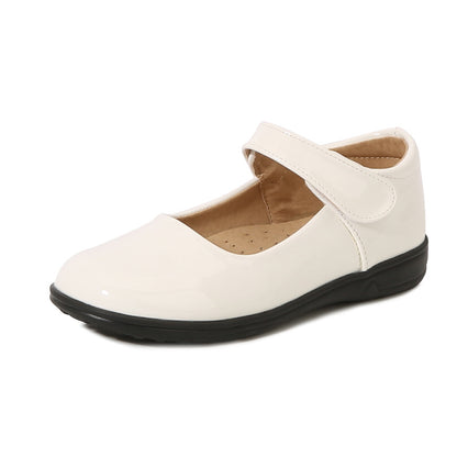 Girls' Black Shoes, Students' White Flat Shoes, Flower Girl Shoes, Middle and Older Kids' Students' Black Performance Shoes, Uniform Shoes NovaCart