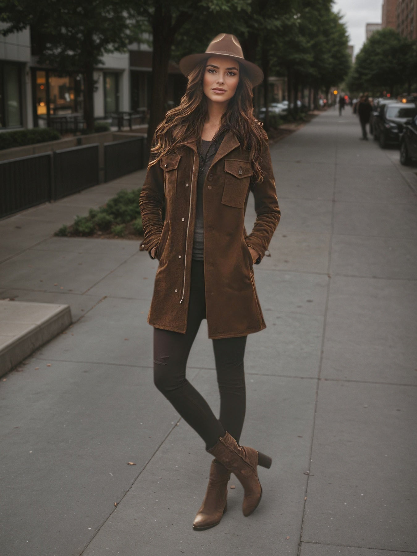Women’s Vintage Style Long Winter Jacket – Warm Windproof Autumn Coat FitiqueFit
