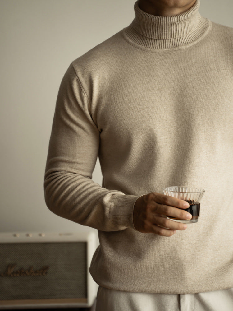 Men's Long-sleeved Sweater For Warmth Bottoming Shirt Grayceful LLC