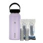 Alkaline Water Bottle 32 Oz - Insulated Water Bottle That Creates 9.5 Ph Alkaline Water