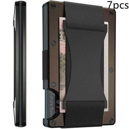 Carbon Fiber Wallet - RFID Blocking Metal Card Holder SmartPursue™