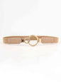 ElegantStyle Double Ring Buckle Elastic PU Belt – Adjustable Comfort Fit See size chart under “more details” The Fashion Celestial