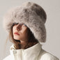 Women’s Oversized Furry Fisherman Hat – Mongolian Style Winter Hat FitiqueFit