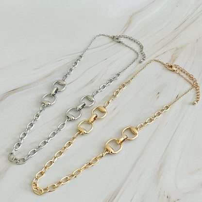 Double Equestrian Chain Necklace Shop Style & More | Fresh Looks, Everyday Deals & Free Shipping