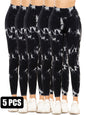 5-Pack Tie Dye Cut-Out Leggings FitiqueFit