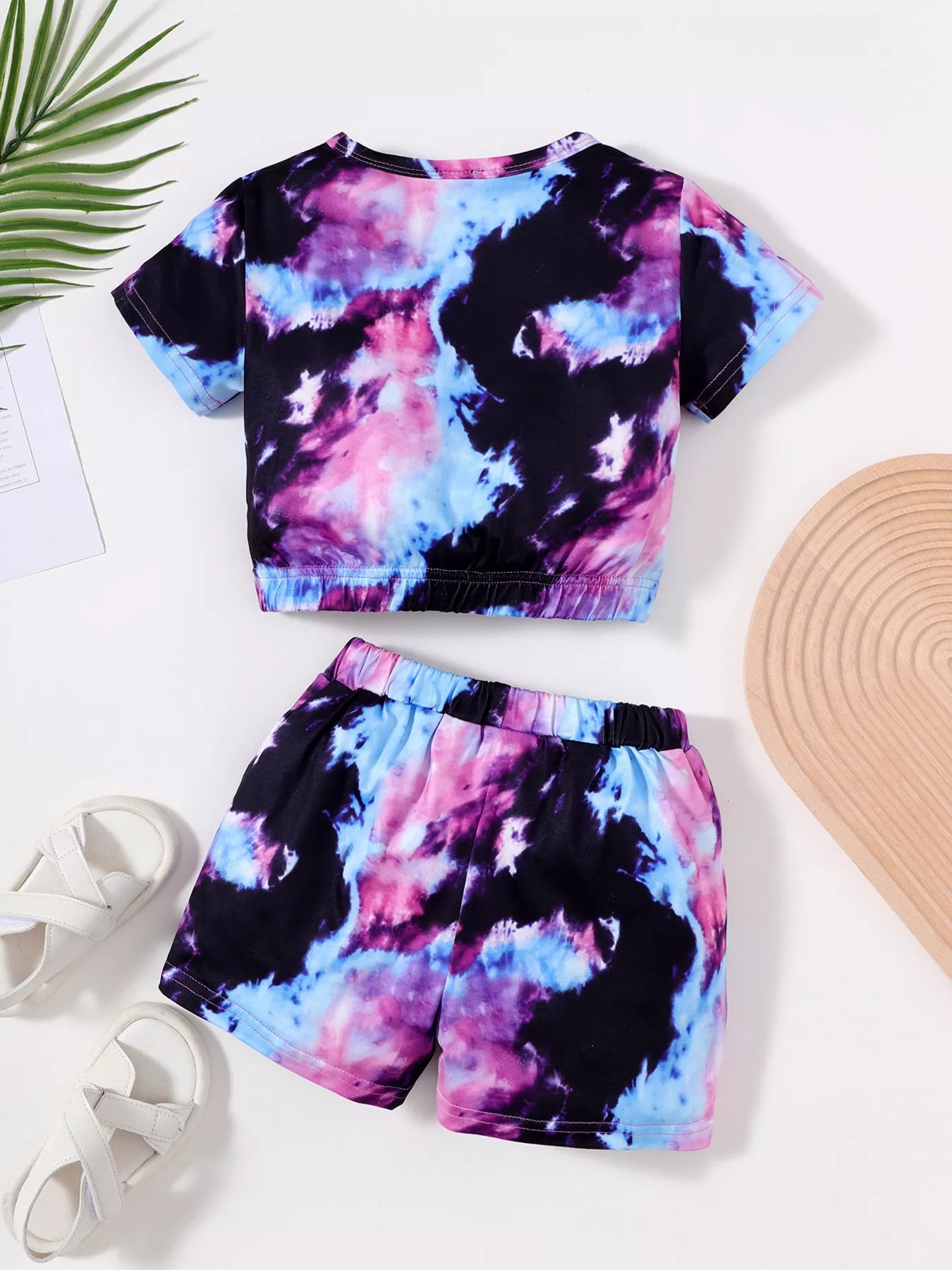 Children's Tie-Dye Print Two-Piece Set New Era Fashion LLc