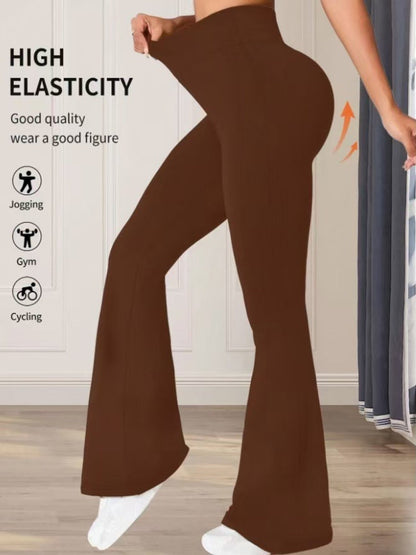 High Waist Flare Pants New Era Fashion LLc